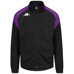 Kappa Sweat-shirt à Zip Lenno Black / Violet Indigo 6 Années Garçon,Fille