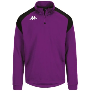 Kappa Sweat à Demi-zip Lovato Violet Indigo / Black S Homme