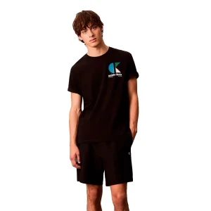 Calvin Klein Jeans T-shirt à Manches Courtes Graphic Group Black L Homme