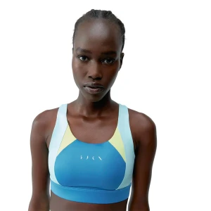 Born Living Yoga Haut De Sport à Maintien élevé Darana Celadon Blue/Wave/Yellow Green L