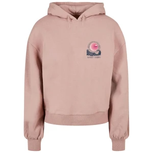 Mc Clothes Sweat à Capuche Sunset Charm Oversized Dusk Rose 3XL Femme