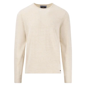 Fynch Hatton Pull Slub New Offwhite M Homme