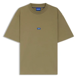 Hugo T-shirt à Manches Courtes Nieros 10257318 Blue Open Green L Homme