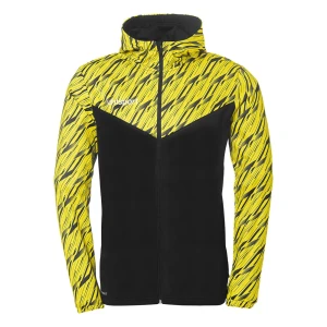 Uhlsport Sweat-shirt à Zip Progressive 28 Multi Black / Lime Yellow 13-14 Années Garçon,Fille