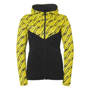 Uhlsport Sweat-shirt à Zip Progressive 28 Multi Black / Lime Yellow S Femme