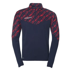 Uhlsport Sweat à Demi-zip Progressive 28 Navy Blue / Red 6-7 Années Garçon,Fille