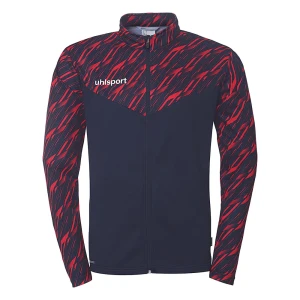 Uhlsport Veste De Survêtement Progressive 28 Poly Navy Blue / Red 13-14 Années Garçon,Fille