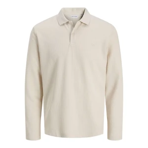 Jack & Jones Polo à Manches Longues Austin Moonbeam Classic XL Homme