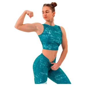Nebbia Top De Sport Crop Rough Girl 617 Green M