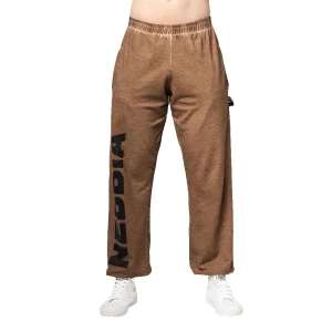 Nebbia Pantalon De Survêtement Washed-off Gym Baggy Style Gym Bro 373 Light Brown XL