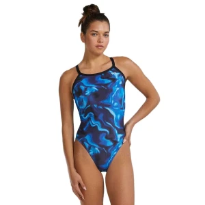 Tyr Traje De Baño Durafast Elite Diamondfit Waveform Blue 26