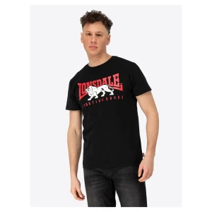 Lonsdale T-shirt à Manches Courtes Ervan Black / Red / White 2XL