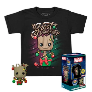 Funko T-shirt Manches Courtes Groot Black S unisex