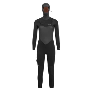 Orca Combinaison En Néoprène à Manches Longues Avec Capuche Et Fermeture éclair Sur La Poitrine Pour Femme Tango 5/4 Mm Black 10 Femme