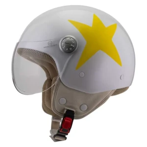 Nzi Casco Jet Pasarela Constelación White / Yellow XS
