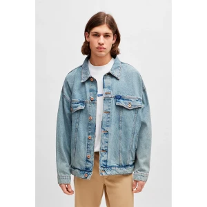 Hugo Veste En Jean Wes 10259233 02 Blue Turquoise Aqua S Homme