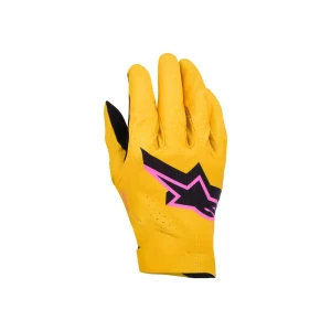 Alpinestars Guantes Off-road Supertech Mx Gold / Black / Fluor Pink 2XL
