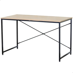 Max Home 18441 Madera Y Escritorio Acero Wood / Black 120 x 60 x 70 cm