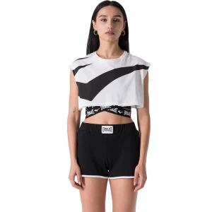 Everlast T-shirt Sans Manches Crop Top White XS