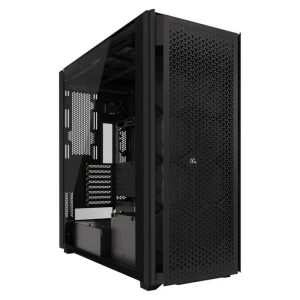 Corsair Boîtier Pc Icue Link 9000d Airflow Black One Size unisex