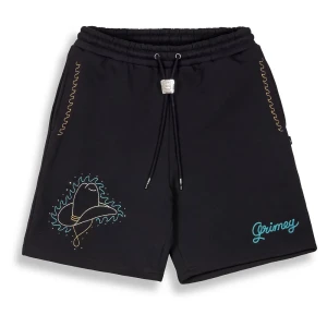 Grimey Short De Sport Lone Hand Aop Black L Homme,Femme