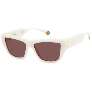 Polaroid Lunettes De Soleil Pour Femme Pld6210sxvk6 White One Size Femme