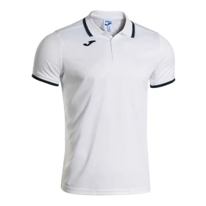 Joma Polo à Manches Courtes Combi Premium White / Navy 4-5 Années Garçon