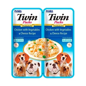 Churu Poulet Avec Légumes Et Fromage Snack Pour Chien 12x80g One Size