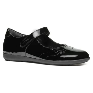 Geox Chaussures Iberide Black Patent EU 34 Fille