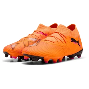 Chaussures De Football Future 8 Match Fg/ag Heat Fire / PUMA Black / Ravish EU 39 Homme