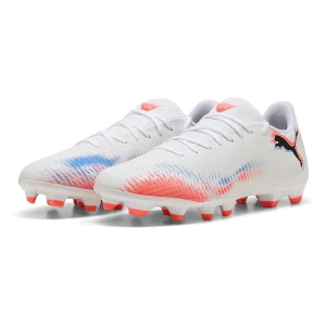 Chaussures De Football Future 8 Play Fg/ag PUMA White / PUMA Black / Glowing Red EU 42 1/2 Homme