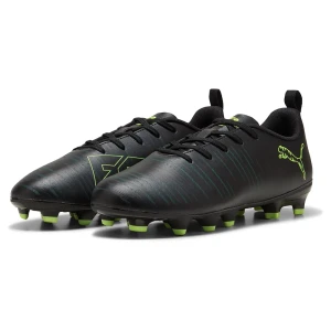 Chaussures De Football Junior Future 8 Play Fg/ag PUMA Black / Fizzy Light / Green Terrain EU 37 1/2 Garçon,Fille