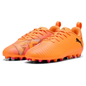 Chaussures De Football Junior Future 8 Play Mg Heat Fire / PUMA Black / Ravish EU 35 1/2 Garçon,Fille