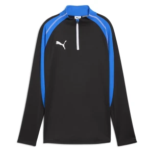 Sweat à Demi-zip Individualblaze PUMA Black / PUMA White / Racing Blue L Femme