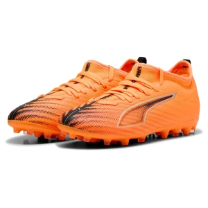 Chaussures De Football Junior Ultra 6 Match Mg Heat Fire / PUMA Black / Glowing Red EU 34 Garçon,Fille