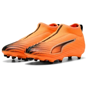 Chaussures De Football Junior Ultra 6 Match+ Ll Fg/ag Heat Fire / PUMA Black / Glowing Red EU 38 Garçon,Fille
