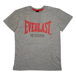 Everlast T-shirt à Manches Courtes Grey Melange 10 Années