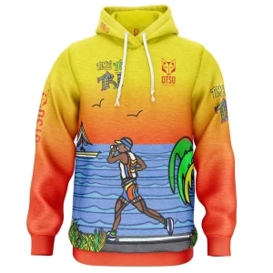 Otso Sudadera Con Capucha Time To Tri Man Run Multicolour XS