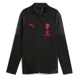 Veste Junior Entraînement Ac Milan 25/26 PUMA Black / For All Time Red 11-12 Années Garçon,Fille