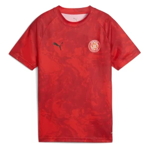 T-shirt Manches Courtes Junior Avant-match Girona Fc 25/26 Puma Red / Puma Black 15-16 Années Garçon,Fille