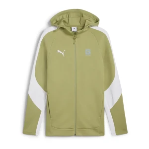 Veste De Survêtement Girona Fc Teamevostripe Calming Green / PUMA Silver S Homme