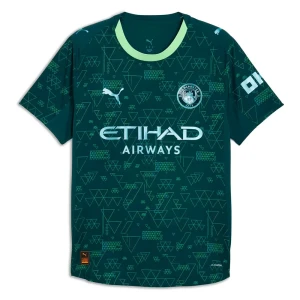 Puma T-shirt à Manches Courtes Quatrième Tenue Manchester City Fc 25/26 Green Terrain M Homme