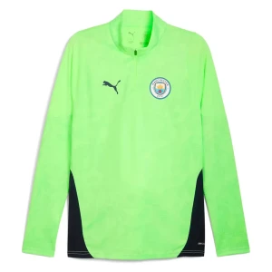 Puma Sweat à Demi-zip Entraînement Manchester City Fc 25/26 Fizzy Apple / Blue Violet L Homme