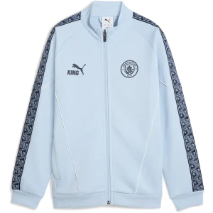 Puma Veste Manchester City Fc King Anthem 25/26 Silver Sky / Deep Navy 7-8 Années Garçon,Fille