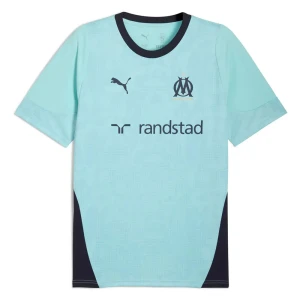 T-shirt à Manches Courtes Entraînement Olympique Marseille 25/26 Safe Lake / PUMA White L Homme