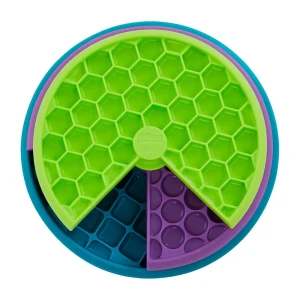 Outward Comedero Anti-estrés Para Perros Lickin Layer Green / Purple / Blue One Size