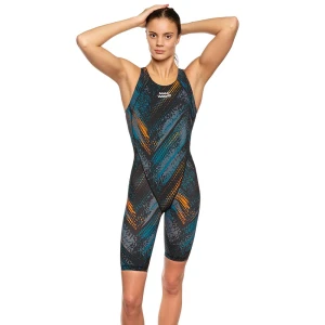 Madwave Bañador De Competición Con Espalda Abierta Mw Revolt Grey S6 M