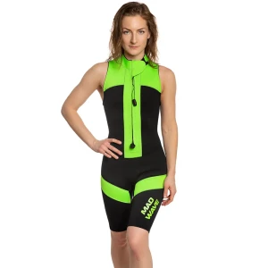 Madwave Traje De Neopreno Sin Mangas Para Mujer Swmrn Hybrid Dsss Sls Black 2XL