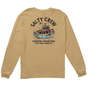 Salty Crew T-shirt à Manches Longues Fishing Charters Prem Cml M Homme