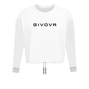 Givova T-shirt à Manches Longues Cropped White XL